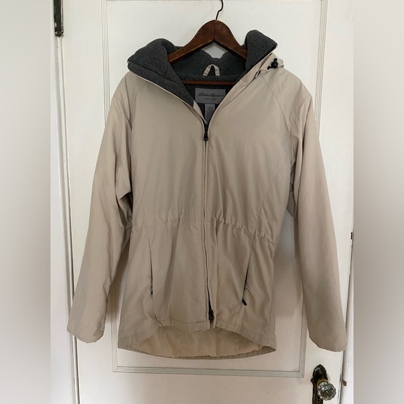Eddie Bauer fleece-lined hooded Anorak - Picture 3 of 4